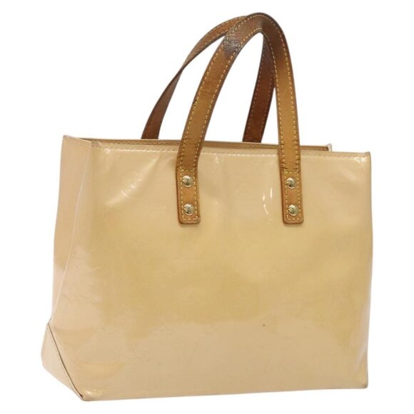 LOUIS VUITTON Monogram Vernis Reade PM Bag Marshmallow Pink M91306 Auth KD181 - Picture 1 of 16